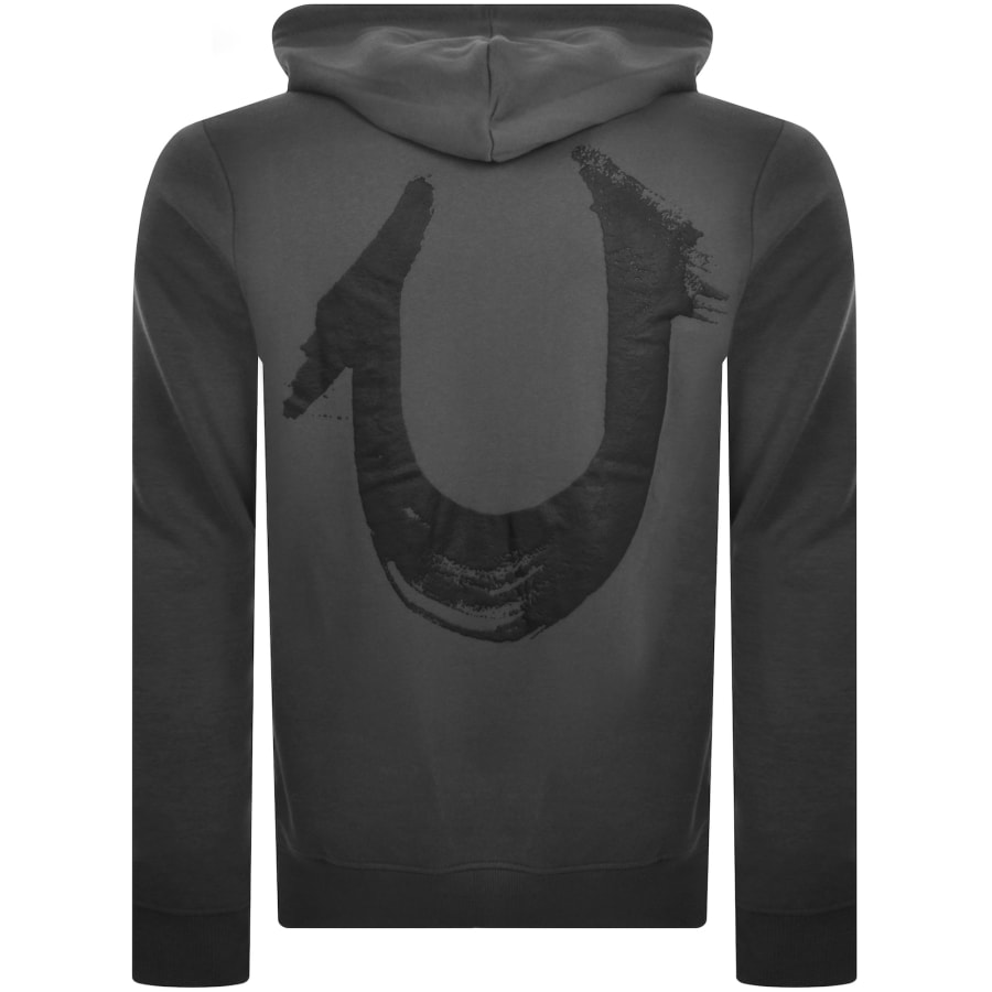 True Religion Painted Hoodie Grey